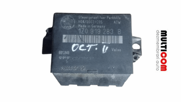 Modul senzori de parcare Skoda Octavia 2, COD 1Z0919283B