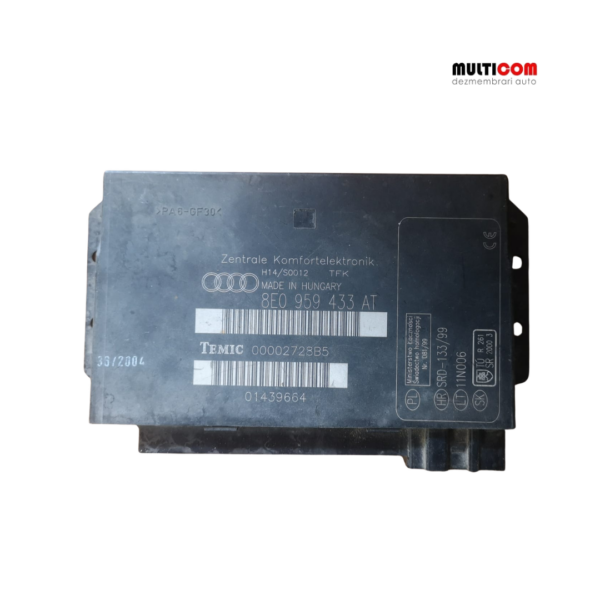 Modul confort Audi A4 B7, COD 8E0959433AT